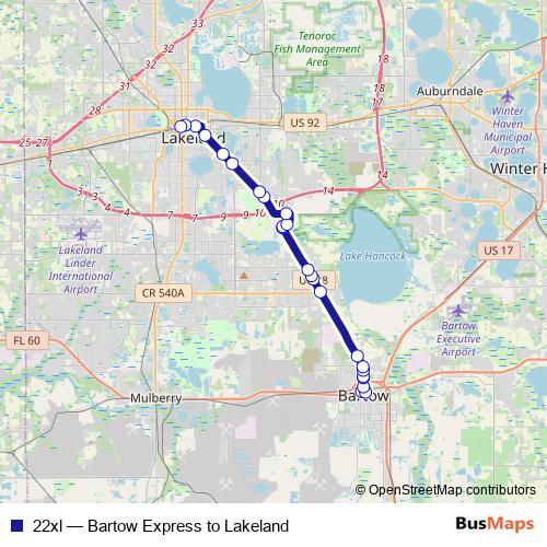 22xl bus Line Map