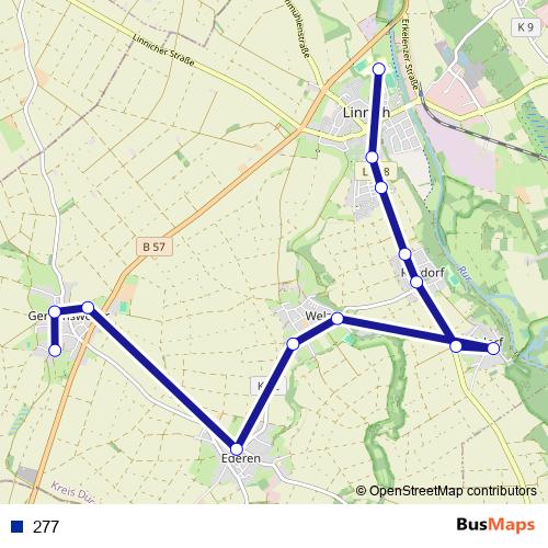 277 metro Line Map