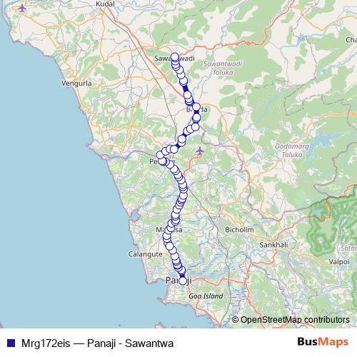 Mrg172eis bus Line Map