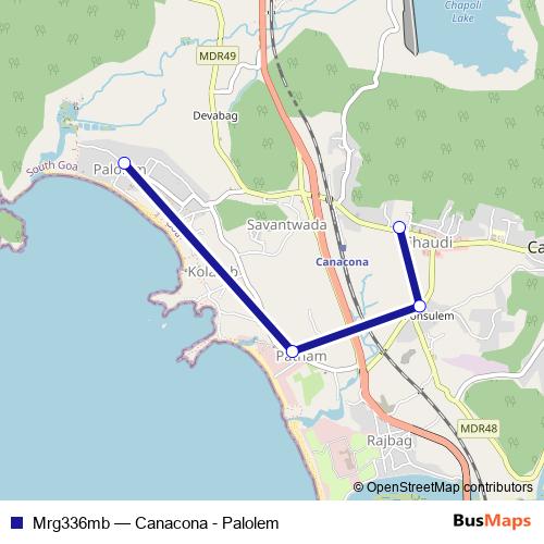 Mrg336mb bus Line Map