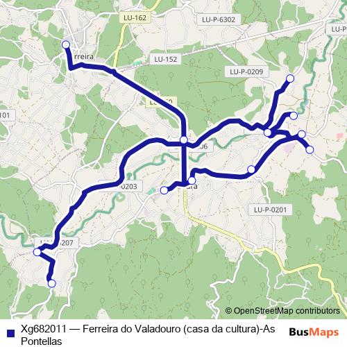 Xg682011 bus Line Map