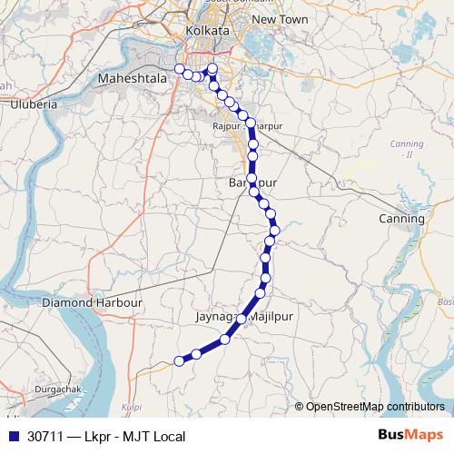 30711 rail Line Map