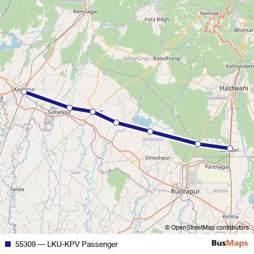 55309 rail Line Map