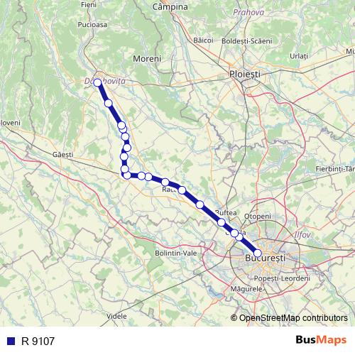 R 9107 rail Line Map
