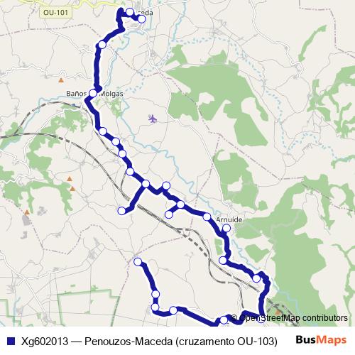 Xg602013 bus Line Map