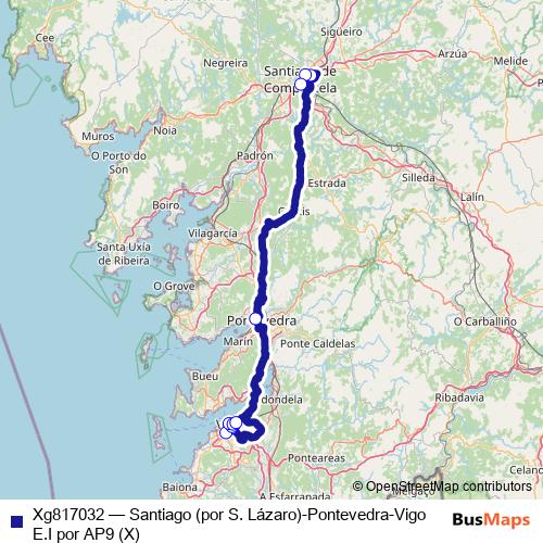 Xg817032 bus Line Map