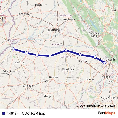 14613 rail Line Map