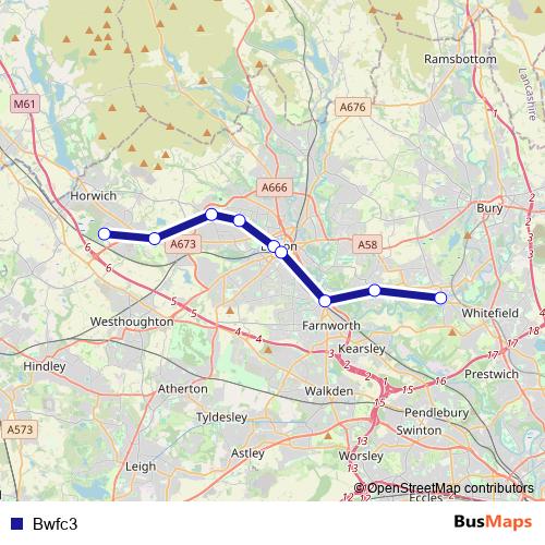 Bwfc3 bus Line Map