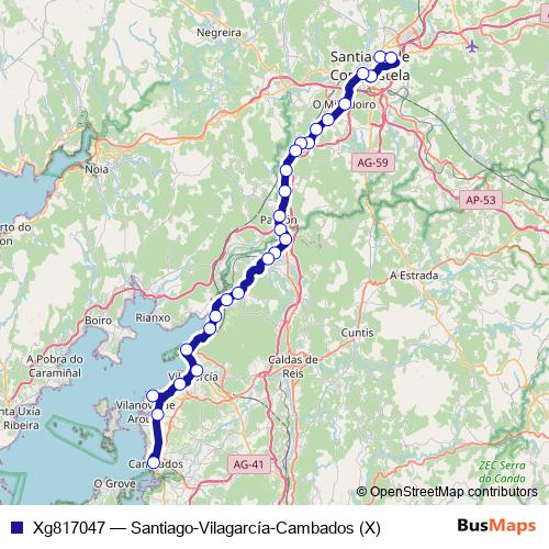 Xg817047 bus Line Map