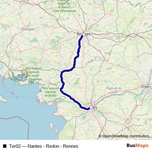 Ter02 rail Line Map