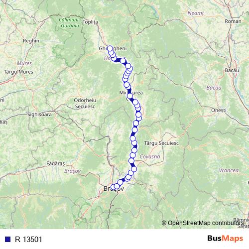 R 13501 rail Line Map