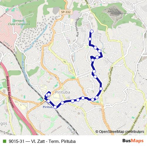 9015-31 bus Line Map