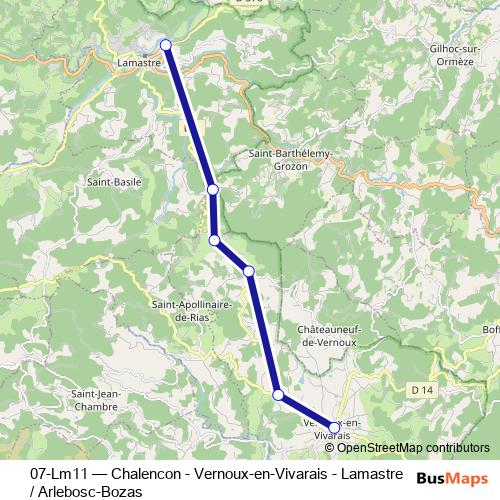 07-Lm11 bus Line Map