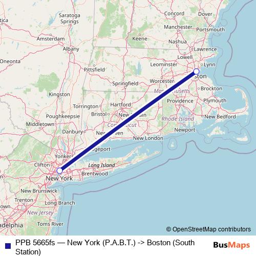 PPB 5665fs bus Line Map