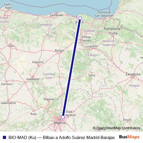 BIO-MAD (Ku) air Line Map