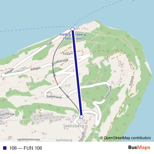 108 funicular Line Map
