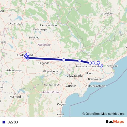 02783 bus Line Map