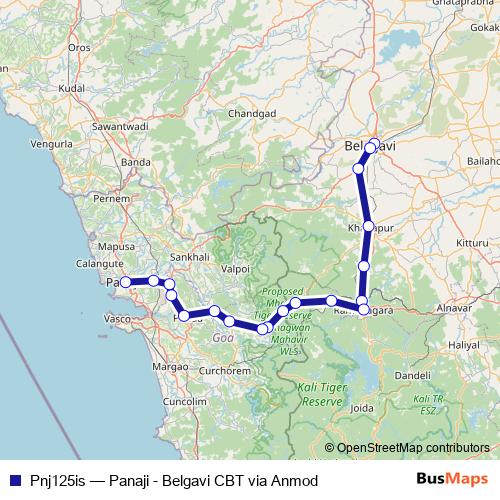Pnj125is bus Line Map