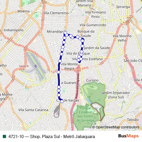 4721-10 bus Line Map