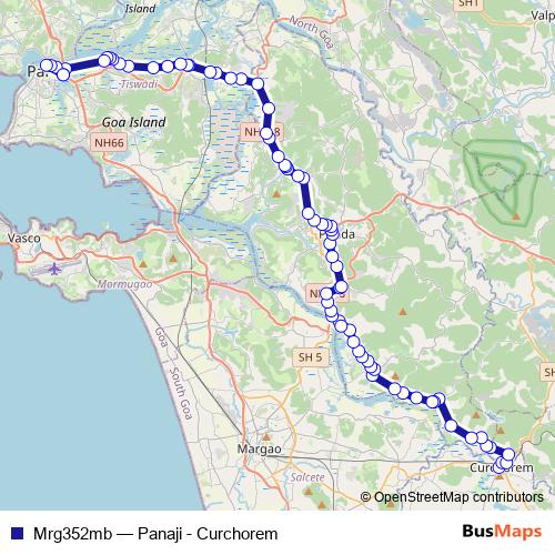 Mrg352mb bus Line Map