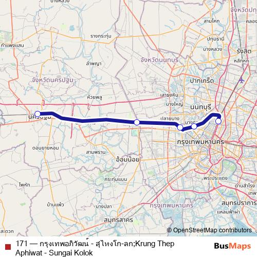 171 rail Line Map