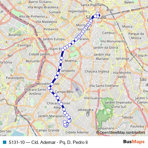 5131-10 bus Line Map