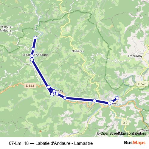 07-Lm118 bus Line Map