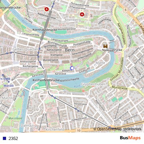 2352 cable-car Line Map