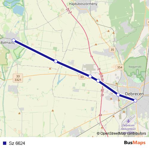 Sz 6624 rail Line Map