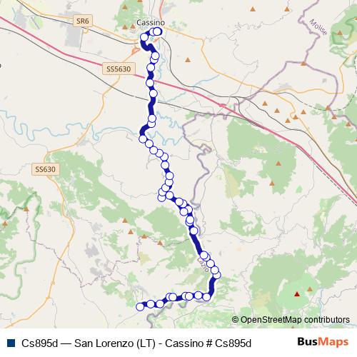 Cs895d bus Line Map