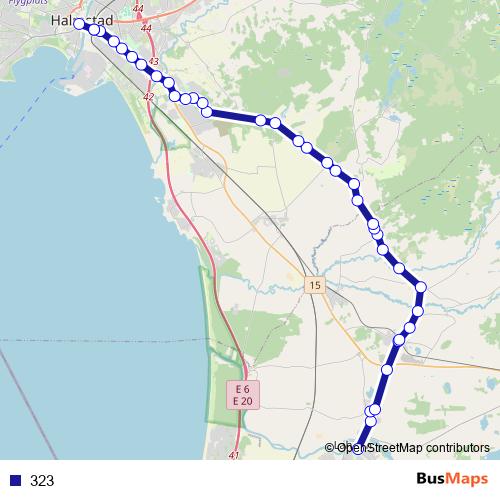 323 bus Line Map
