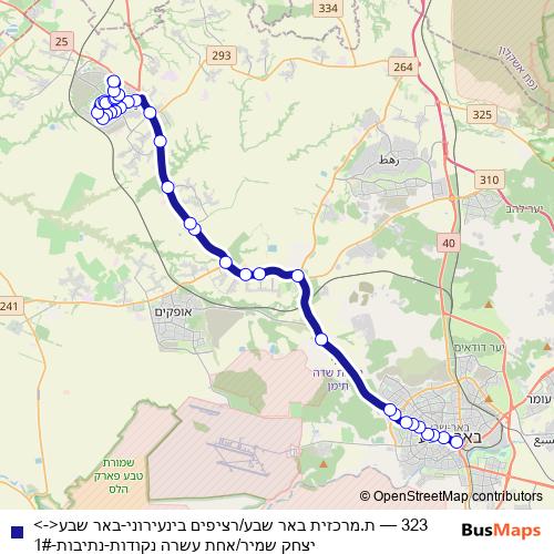 323 bus Line Map