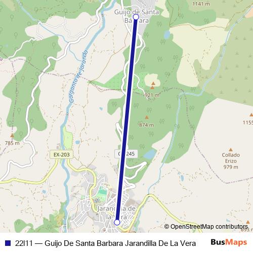 22l11 bus Line Map