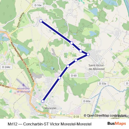 Mrl12 bus Line Map