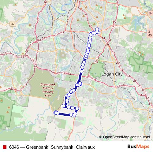6046 bus Line Map