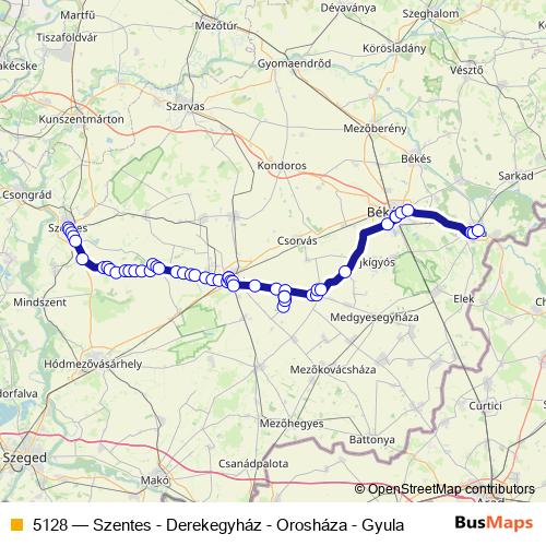 5128 bus Line Map