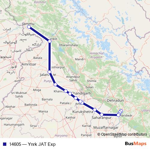 14605 rail Line Map