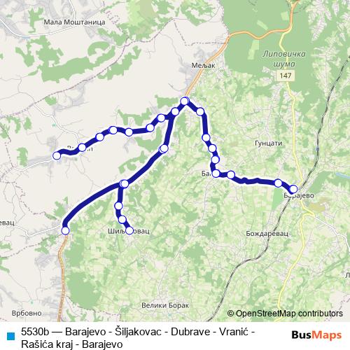 5530b bus Line Map
