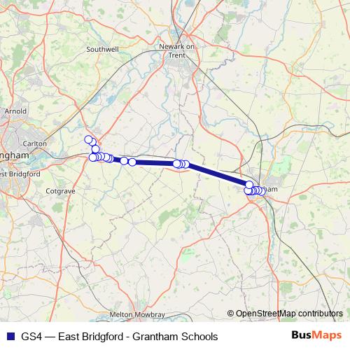 GS4 bus Line Map