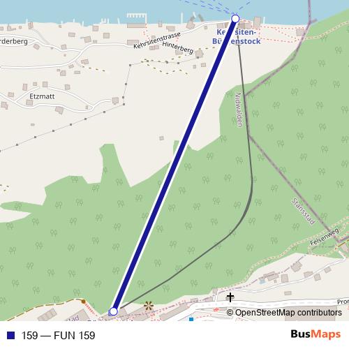 159 funicular Line Map
