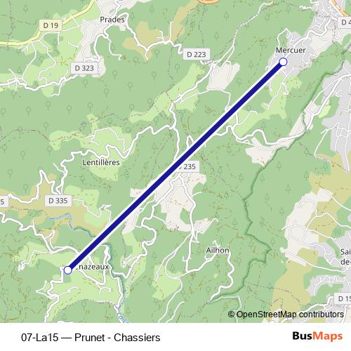07-La15 bus Line Map