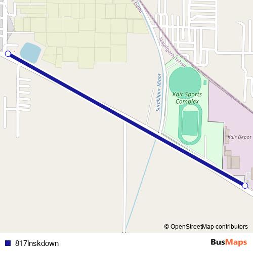 817lnskdown bus Line Map