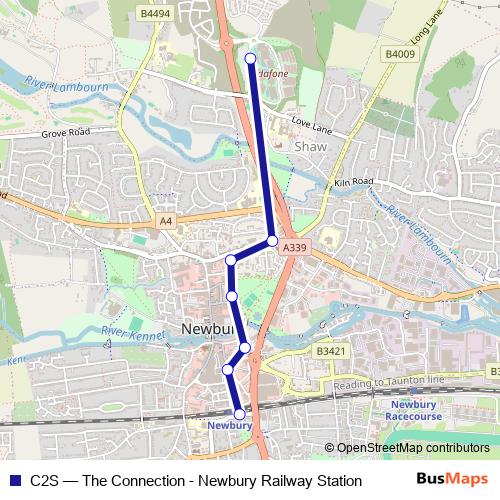 C2S bus Line Map