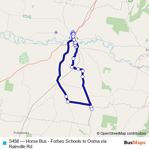 S456 bus Line Map