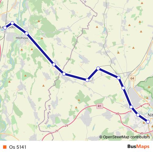 Os 5141 rail Line Map