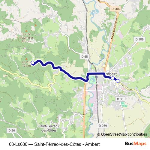 63-Ls636 bus Line Map