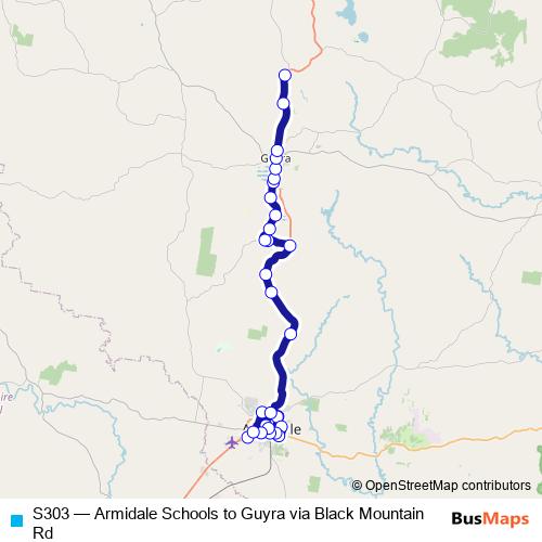 S303 bus Line Map
