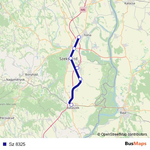 Sz 8325 rail Line Map
