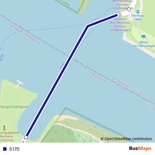 5170 ferry Line Map