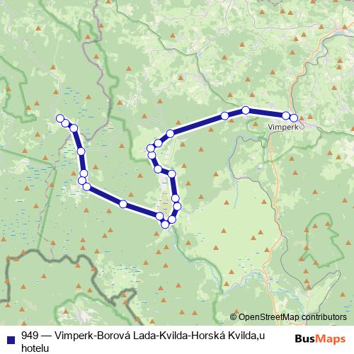 949 bus Line Map